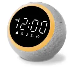 ホワイトノイズマシン 目覚まし時計 大音量 置きデジタル時計 ライト アラーム