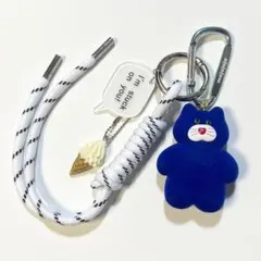 mojojojo Nicky じゃらじゃらキーホルダー　青ネコ