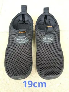 SUPER GRIP ウォーターシューズ ブラック　１９cm