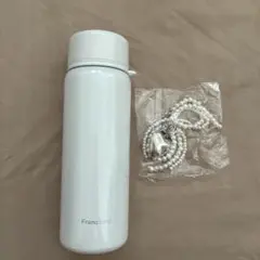 Francfranc チャーム ステレスボトル 500ml ホワイトのサムネイル