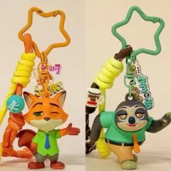 大人気セット❣️ズートピア2 ニック＆フラッシュ キーホルダー ストラップ