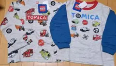 しまむら　TOMICA 長袖トレーナー　 働く車