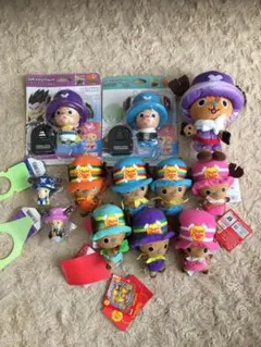 チョッパー　ワンピース　ソフビフィギュア　ぬいぐるみ　キーホルダー　セット