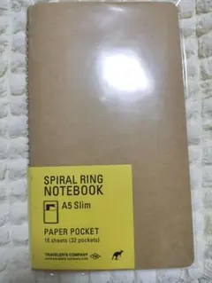 スパイラルリングノート　ペーパーポケットのサムネイル