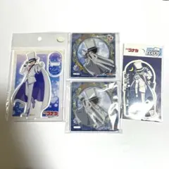 怪盗キッド アクリルスタンドコースター2点 アクリルスタンド1点 ステッカー1点