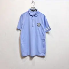 kasco メンズ ゴルフポロシャツ ライトブルー LLのサムネイル