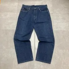 UNIQLO ワイドデニム ストレート 股上深め アメカジ シティボーイ