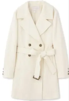 プロポーションボディドレッシング　ウールコート ベルト付きミドル丈コート