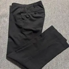 UNIQLO ダークグレー 感動パンツ　ウエスト79、レングス76 ウールライク