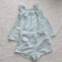 ぷ*☆様 H&M キッズ セットアップ ノースリーブ ショートパンツ フリルのサムネイル