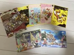 ディズニー　ポストカード　クリアファイル