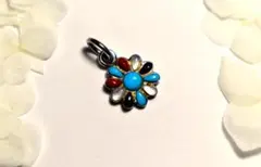 ターコイズ　シェル　コーラル　Silver925　インディアンジュエリー