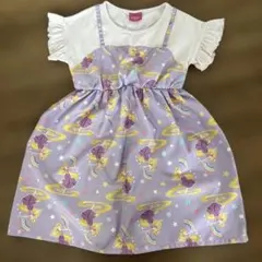 コストコ　ラプンツェル　キッズ　半袖ワンピース　女の子　110のサムネイル