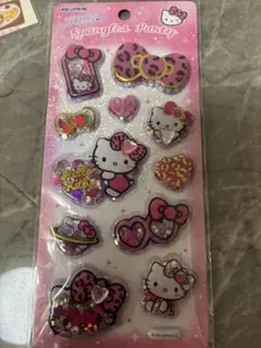 ハローキティ スパンコールパーティシャカシャカ　シール
