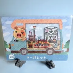 【家具】どうぶつの森 amiiboカード 23 マーガレット アミーボ あつ森