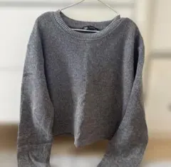 Sofya 様専用　　ZARA グレー クロップドセーター