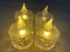 LEDキャンドル 4個セット 電池式 ウェルカムスペース 結婚式