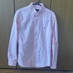 ラルフローレン　ポロ　ピンク　オックスフォードシャツ　スリムフィット　Ｍ