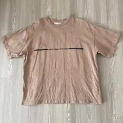 ベージュ 半袖Tシャツ フリーサイズのサムネイル