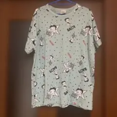 Betty Boop 半袖Tシャツ ライトブルー