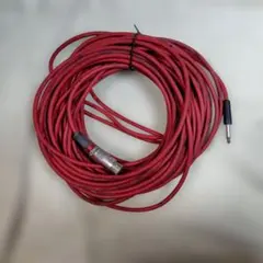 オーディオケーブル XLR 1/4インチ レッド