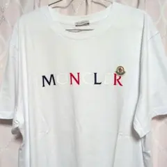 MONCLER モンクレールトリコロールラバーロゴTシャツ3L