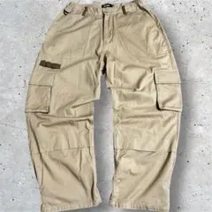 XLARGE カーゴパンツ 32 極太 ワイド バギー 裾調整 ストリート