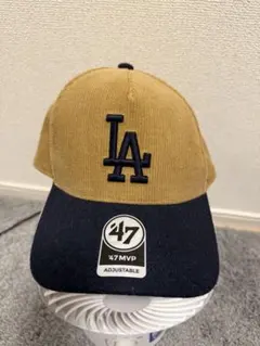 47 MVP ベージュ/ネイビー キャップ