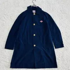 DANTON ダントン ナイロンタフタ ステンカラーコート ネイビー 36