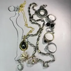 遺品整理 アクセサリー まとめ売り イミテーション