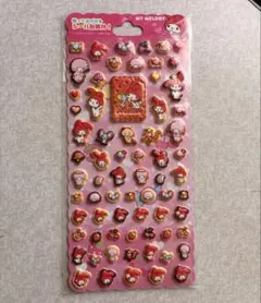 マイメロディ ぷっくりシール