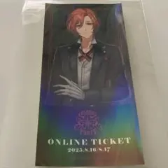 ブラスタ　ブラパ 特典　チケット風ホログラムステッカー（チームP メノウ）