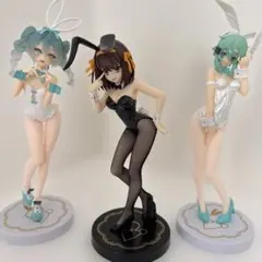 BiCute Bunnies Figure 3体セット涼宮ハルヒ初音ミク、シノン