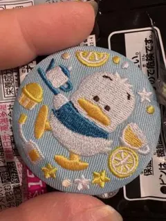 あひるのペックル　 刺繍バッジ