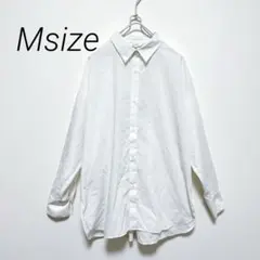 プラステ PLST オーバーサイズ 白シャツ 長袖 M イージーケアのサムネイル