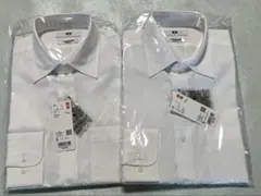 【新品未開封】ユニクロ スーパーノンアイロンスリムシャツ Sサイズ 長袖×2