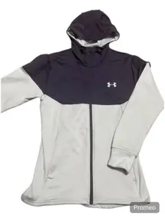 Under Armour フード付きジャケット ネイビー/グレ　M (54)