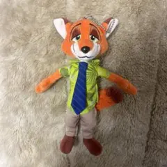 Disney限定　ニック・ワイルド ぬいぐるみ　キーホルダー