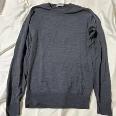 JOHN SMEDLEY Vネック ニット グレー Sサイズのサムネイル