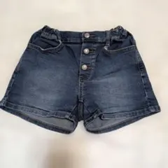 GU　デニムハーフパンツ　130
