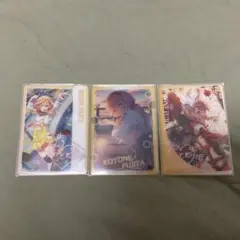 学園アイドルマスター　藤田ことね クリアカード 3枚セット