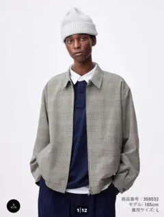 GU ジップアップブルゾン