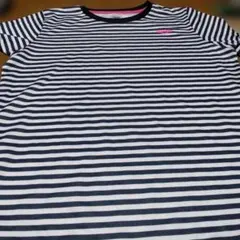 DUARIG ボーダー柄 半袖Tシャツ Oサイズのサムネイル
