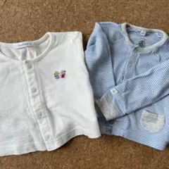 familiar 、プチバトーカーディガンセット 70・12ヶ月