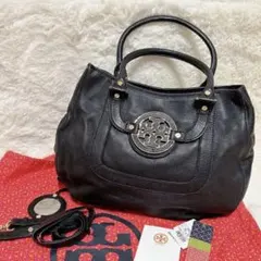 Tory Burch　トリーバーチ　2way バッグ　黒　アマンダ　ショルダー