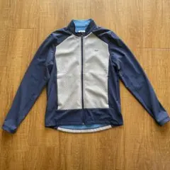 LACOSTE SPORT ジップアップブルゾン US M ネイビー/グレー