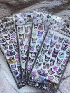 大特価‼️ボンボンドロップ　ウォーターシール　サンリオ　3D　クロミ　4枚