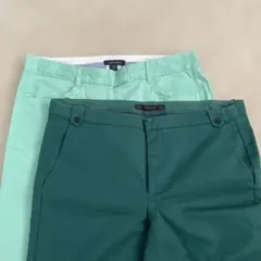 七分丈パンツ　２本まとめ売りのサムネイル