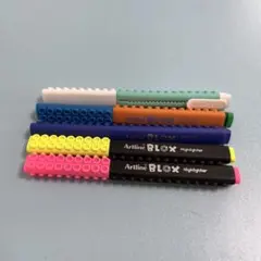 Artline BLOX 蛍光ペン 6本セット