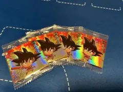 ドラゴンボール超戦士シールウエハース　孫悟空 超11-17 4枚SET